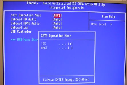 Ahci mode control что это в биосе